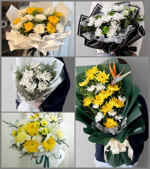 黑龙江齐齐哈尔克山县西建乡同生村白事花束代送